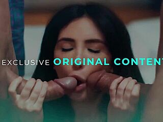 naughty hot blonde seduces her bestie's faithful husband