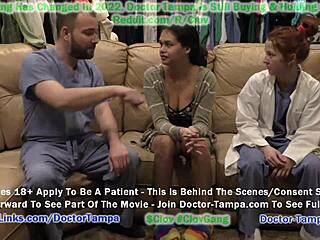Doctor Tampa walks in on fully naked Angel Santana to give a second opinion at Doctor Stacy Shepard's request.