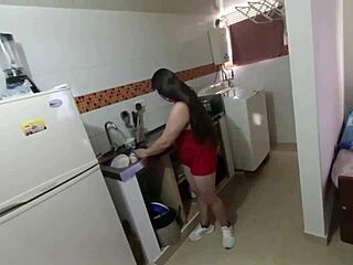 valery the kitchen slut craves cock and cum!