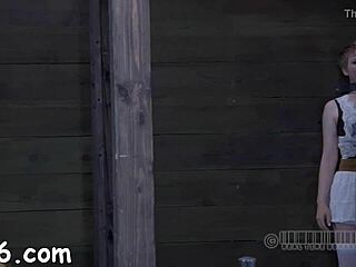 Caged European Girl Receives Whipping For Naughty Behavior In Bdsm Session