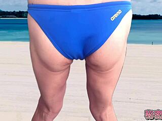 Beach Volleyball Bikini Masturbation With Anal Toy at SecretGakuen