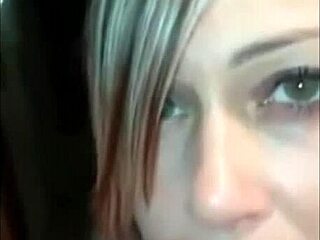 Blonde Babe Squirts While Filming Herself In The Mirror