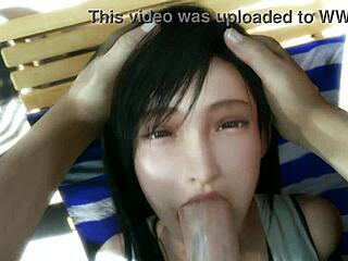 tifa special - short animation with blowjob and cumshot
