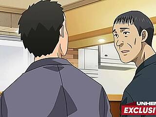 perv stepdad groping her, uncensored hentai