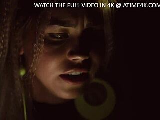 Two scared chicks decide to make out instead of horror