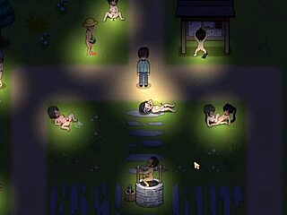 Intensely fucking redhead slut in hentai game village rhapsody part 9 final scene with big ass cosplay