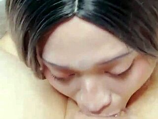 Crossdresser Takes on a Massive Cock in Deepthroat Amateur Play. Can He Handle It?