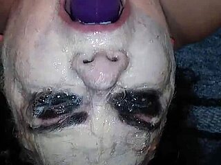 Ms. TL's Throat Messy with Toys and Dildo!