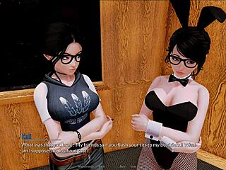 checking out the harem hotel in this anime game adventure