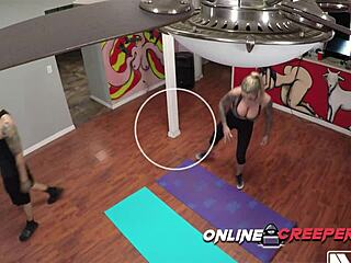 Karma's Cunt Stretched By Bruno In Yoga