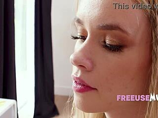 Teen Khloe Kingsley dicked hard by family cougar Syren De Mer