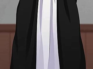 Fern in hentai blowjob and creampie animation