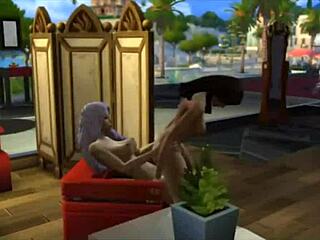 Seraphina And The Neighbor Sims 4