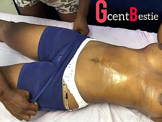 oiled massage turns into passionate missionary with beautiful moans next door