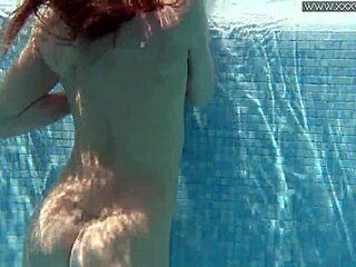 Nicole Pearl Super Hot And Horny Shaking Ass In The Pool!