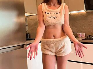 Stepfather Trains Stepdaughter in Raw Russian Amateur Lesson