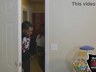 the ambitious brunette rides rome major's massive cock, bouncing her fat ass in gay bareback action