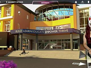 Sexy college student naked in classroom!