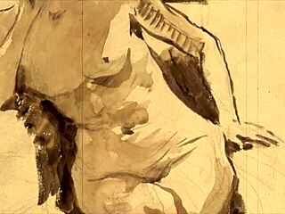 vintage erotic drawings of antique anime cartoons