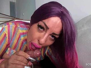 i had pov sex with german emo cathy b, her big tits and swallowing on vacation