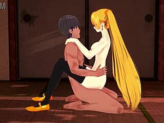 Sexy Hatsune Miku's Halloween Hentai Adventure with Big Tits and Pussy Play