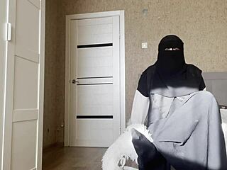 arab milf with big tits says stroke your cock for me