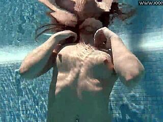 Nicole Pearl Super Hot And Horny Shaking Ass In The Pool!