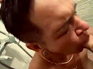 The party with the milf ended with fucking in the shower.