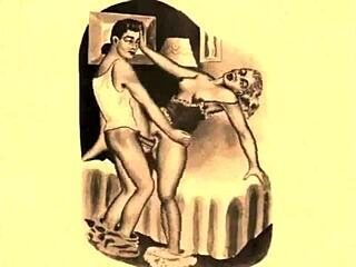 vintage erotic drawings of antique anime cartoons