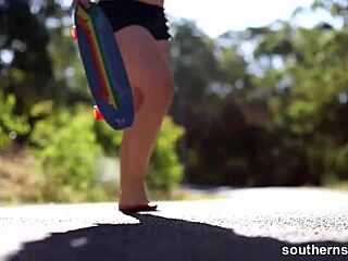 Yoga retreat turns wild with hairy Australian babe at AdultPrime