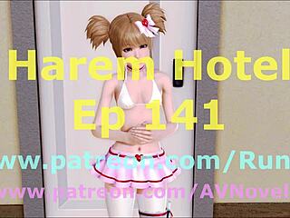 i explore harem hotel 141 with various girls
