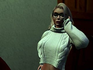 I scream in parody blowjob with Kendall Palmer