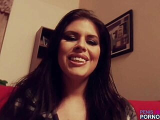 the big booby brunette gets fucked hard by the man