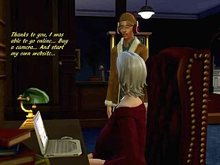 sims 4 pearl-porn shows shemale granny in wild 3d action