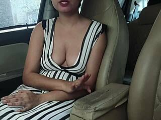 Outdoor Doggystyle Handjob for Indian College Friend