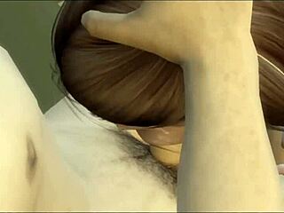 Innocent Stepdaughter Discovers Sofa Sex, Learns Blowjob.