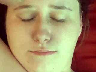 this amateur is getting her face dumped with cum, looks so intense and messy