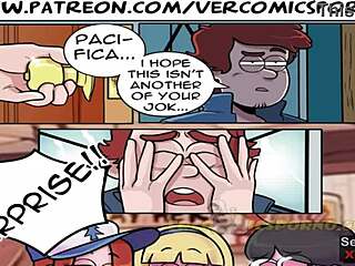 I join gravity falls dipper in foursome reverse gangbang at outdoor cabin orgy