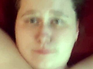 this amateur is getting her face dumped with cum, looks so intense and messy