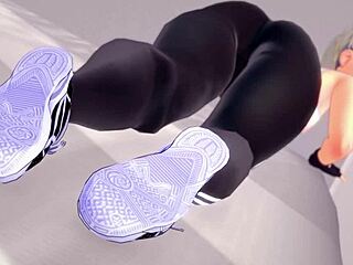 gwen stacy gets wet from exercise and craves intense hentai sex