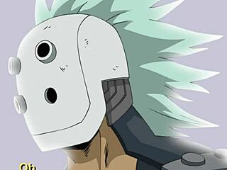 i watch two teens gagging on gang bang in my hero academia hentai