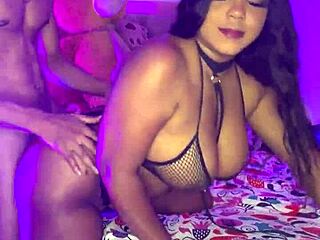 I got my stepdad to finish inside