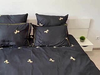 In a shared bed, i roughly fuck my redhead stepsister with a big ass from pov