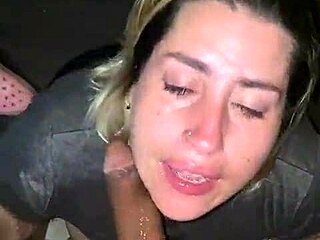 Amateur blonde gets big tits and black cock in assfucking frenzy