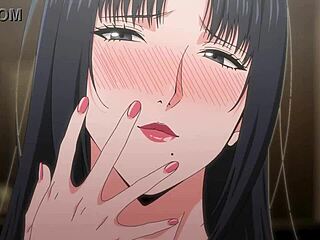 Naughty mom gets creampie in ass