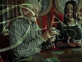 Sweet 18+ Girl Tricks Grandpa into Tasty Cumshot Play