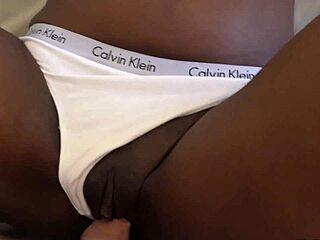 Amateur Black Student Gets Intense Creampie in Homemade Action