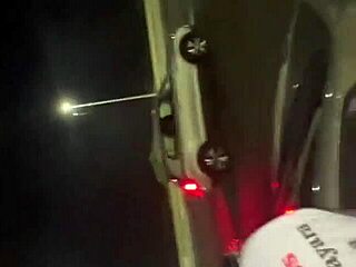 got excited after review, asked friends to stop car for street fuck without condom 😏