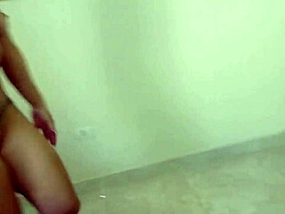 Hot babe sucks cock, begs for cum on tits