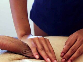 hired a hot masseuse and came hard from erotic massage at home!